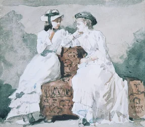Zwei Damen, 1880