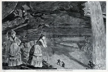 Unter den Wasserfällen, Catskill Mountains, aus Harper