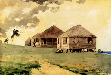 Aufkommender Tornado, Bahamas, 1885