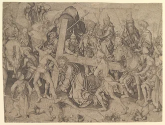 Christus trägt das Kreuz, Kopie, 15. Jahrhundert