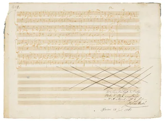 Autographes Musikmanuskript, Zwei deutsche Kirchenlieder, K.343
