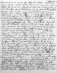 Brief von W. A. Mozart