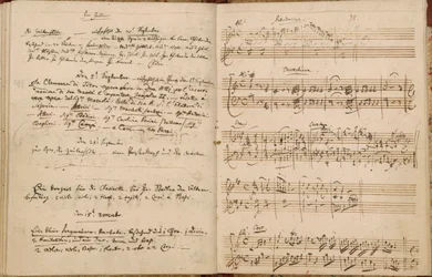 Seiten aus Mozarts thematischem Katalog (Verzeichnüss aller meiner Werke)
