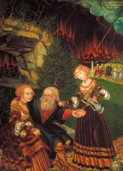 Lot und seine Töchter