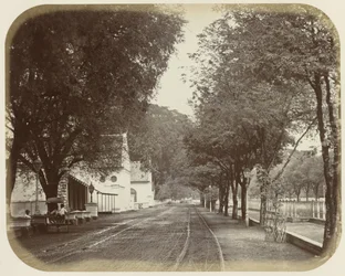 Ansicht von Rijswijk in Batavia