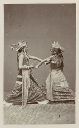 Zwei javanische Tänzerinnen