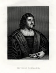 Giovanni Boccaccio, italienischer Autor und Dichter, 19. Jahrhundert