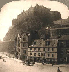 Edinburgh Castle vom Grasmarkt, Schottland