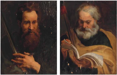 Anhänger der Apostel Heiliger Paulus und Heiliger Thomas