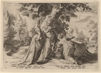 Die Töchter des Cecrops öffnen die von Minerva anvertraute Kiste