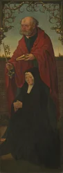 Heiliger Petrus und ein Spender (recto); Heiliger Thomas (verso)