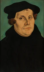 Diptychon mit den Porträts von Luther und seiner Frau