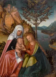 Die Jungfrau und das Kind mit der heiligen Anna