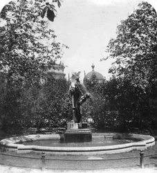 Brunnen, München, Deutschland, um 1900