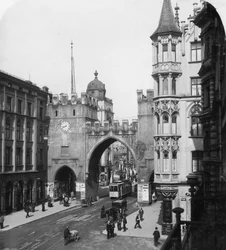 Karlstor, München, Deutschland, um 1900