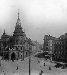 Löwenbräu Keller und Stiglmaierplatz, München, Deutschland