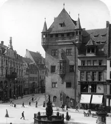 Nassauer Haus, Nürnberg, Bayern, Deutschland, um 1900