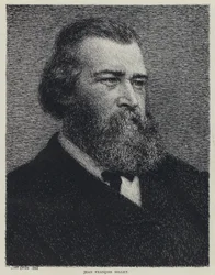 Jean Francois Millet, französischer Maler (Lithografie)