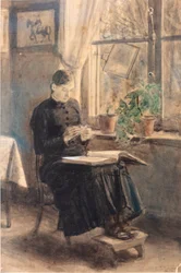 Spitzenklöpplerin (La Dentellière)