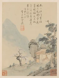 Album der saisonalen Landschaften, Blatt H vorheriges Blatt 8, 1668