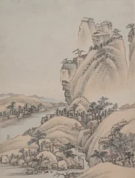 Landschaften, datiert 1668