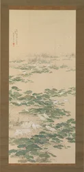 Reiher in einem Lotus-Teich, 1852