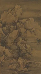 Reise durch schneebedeckte Berge