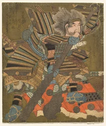 Asahina stürmt das Tor, aus der Serie Drei Stürme