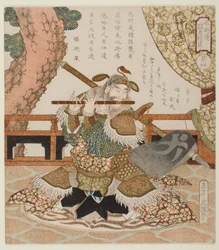 Nummer 4: Dong Ping (Tō Hei), aus der Serie „Fünf Tigergeneräle der Räuber vom Liang-Schan-Moor (Suikoden)“