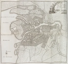 Karte von Sankt Petersburg