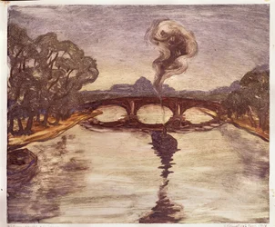 Ein Boot auf der Seine