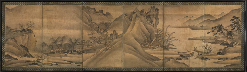 Landschaft der vier Jahreszeiten, frühe 1500er