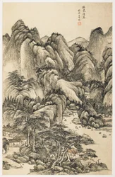 Reine Versammlung im Frühling, aus einem Album mit 12 Blättern