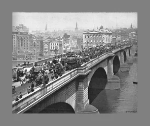 London Bridge, London, um 1900
