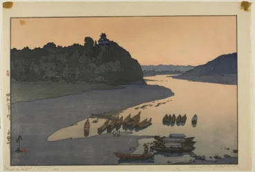 Der Kiso-Fluss, aus der Serie "Hotei #85"
