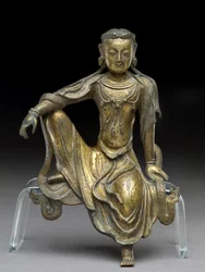 Bodhisattva Avalokitesvara, Yuan-Dynastie (vergoldete Bronze)