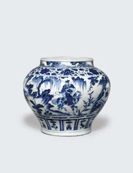 Weißer und blauer Guan, Mitte des 14. Jahrhunderts