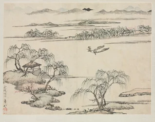 Landschaftsalbum in verschiedenen Stilen: Der Bach von Wuling