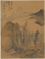 Landschaft im Stil von Chao Yuan, 1775