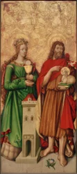 Hl. Barbara und Johannes der Täufer
