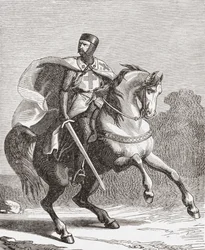 Ein Soldat der Tempelritter.