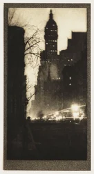 Broadway bei Nacht, ca. 1905
