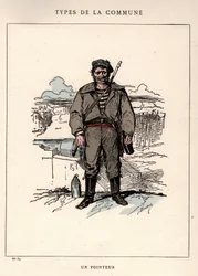 Kommune von Paris: Kostüm von UN POINTOR (34) in „Les Communeux“