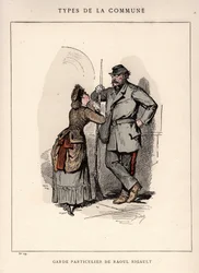 Kommune von Paris: Anzug von GARDE PARTICULAR DE RAOUL RIGAULT (29) in „Les Communeux“