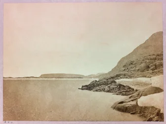 Expedition in die Arktis (1875-1876) des Kapitäns George Nares (1831-1915): Blick nach Süden vom Cape Payer