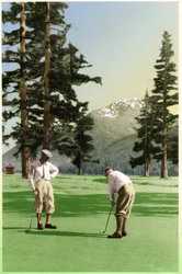Golf in St. Moritz, ca. 1930