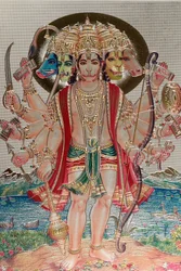Hanuman, der Affengott in der hinduistischen Mythologie