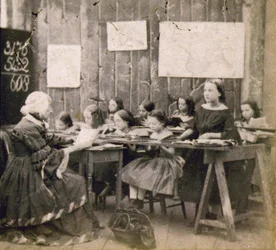 Mathematikunterricht, ca. 1890
