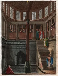 Nilometer von Kairo (Gravur)