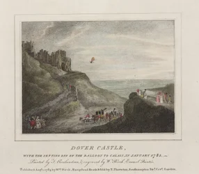 Die erste Kanalüberquerung mit einem Ballon, 7. Januar 1785